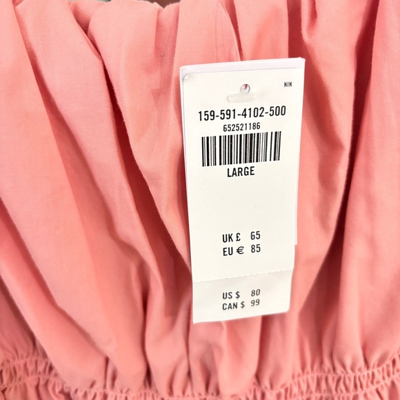 Abercrombie & Fitch Pink Puff Sleeve Dress - Picture 4 of 5